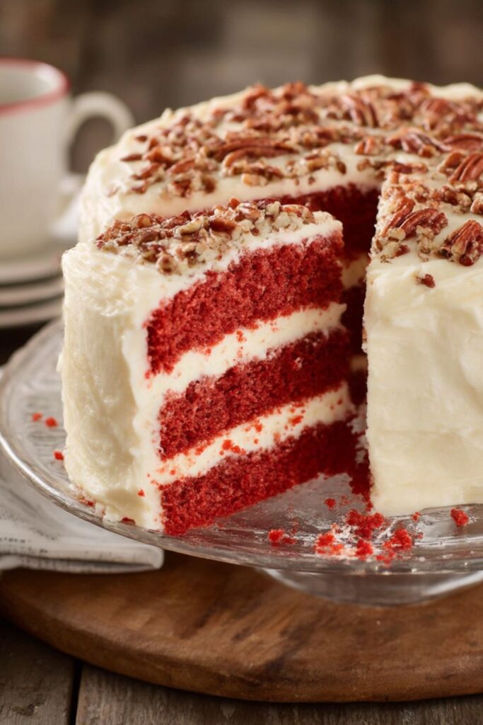 Paula Deen Grandmother Paul’s Southern Red Velvet Cake Recipe