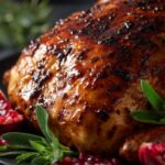 Bobby Flay Black Pepper-Pomegranate Molasses Glazed Turkey Recipe