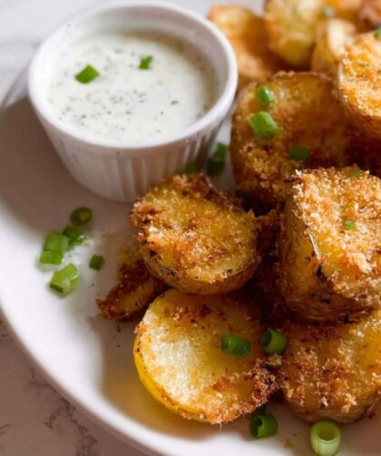 Bobby Flay Crispy Parmesan Potatoes Recipe