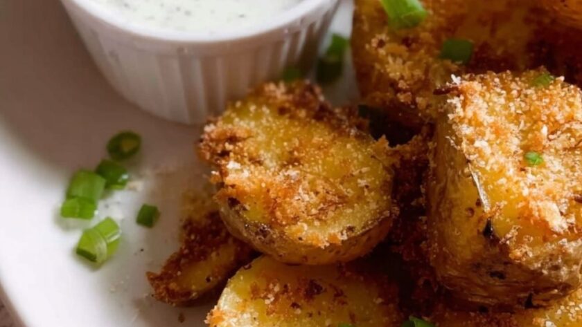Bobby Flay Crispy Parmesan Potatoes Recipe