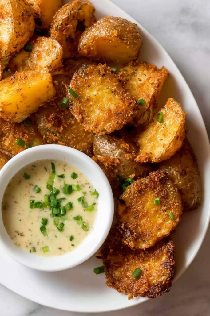 Bobby Flay Crispy Parmesan Potatoes Recipe