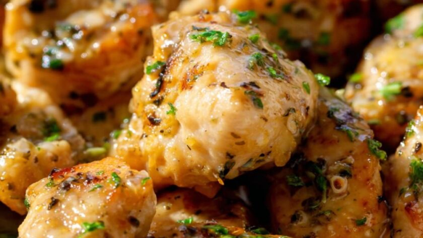 Bobby Flay Lemon Garlic Chicken Bites Recipe