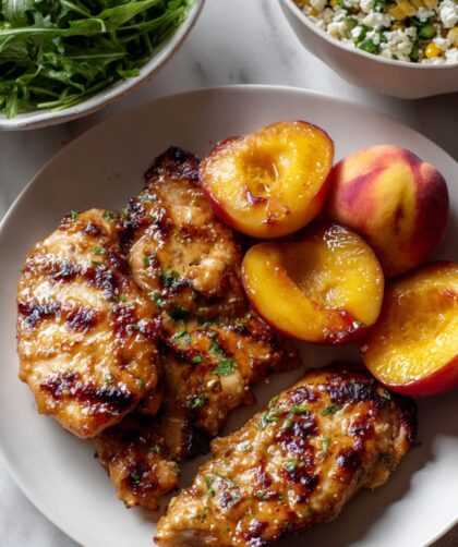Bobby Flay Peach Chicken Recipe