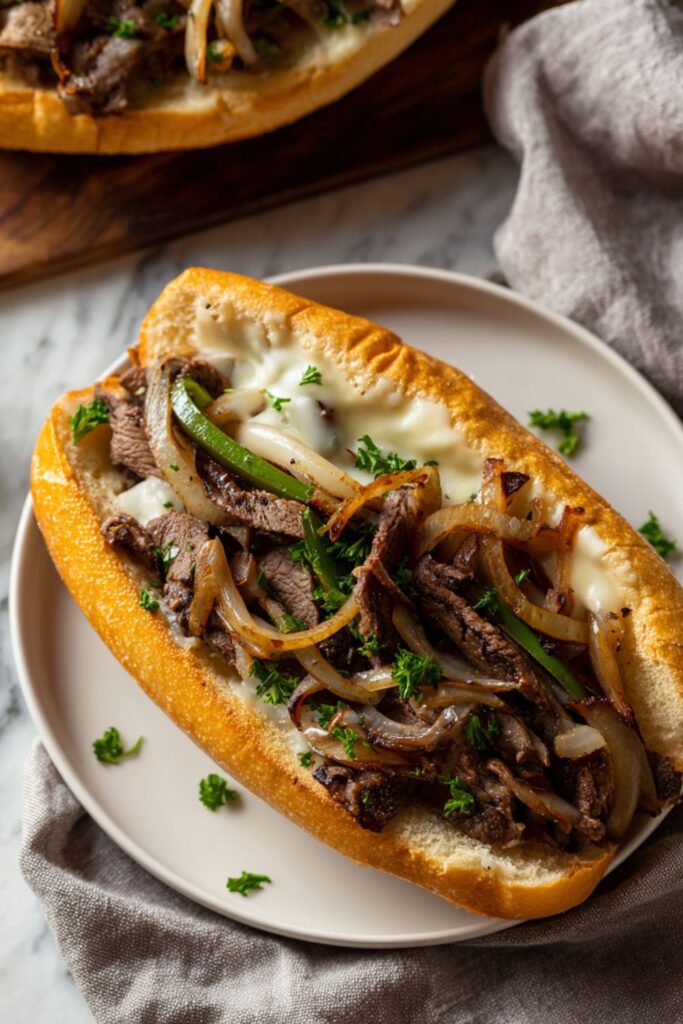 Bobby Flay Philly Cheesesteak Recipe