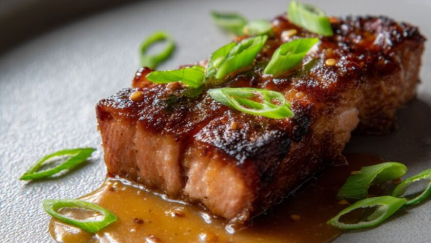 Bobby Flay Seared Tuna, Yellowtail and Salmon with Three Dipping Sauces Recipe