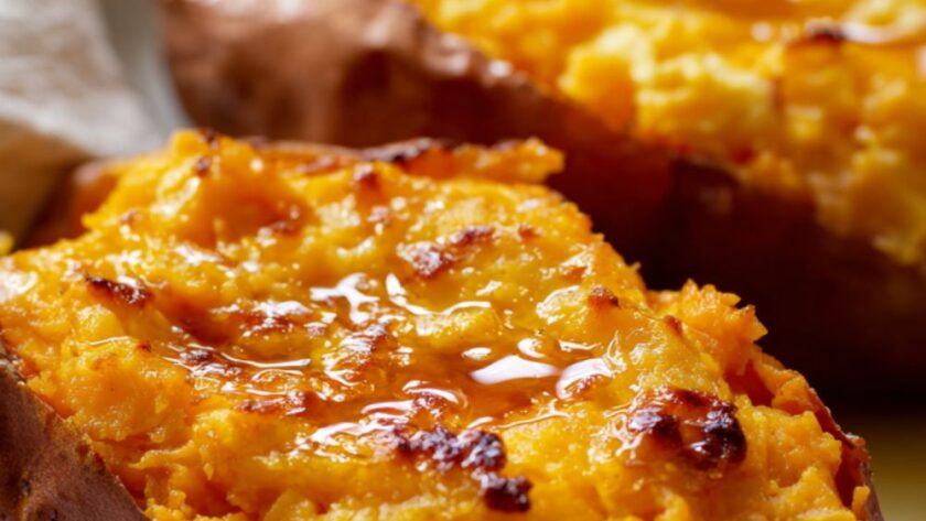 Bobby Flay Twice Baked Sweet Potatoes Recipe