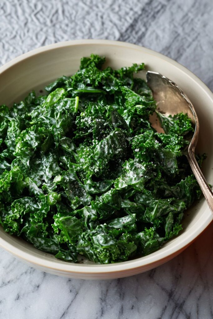 Bobby Flay Creamed Kale Recipe