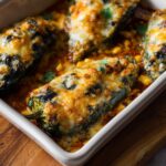 Bobby Flay Stuffed Poblano Peppers Recipe