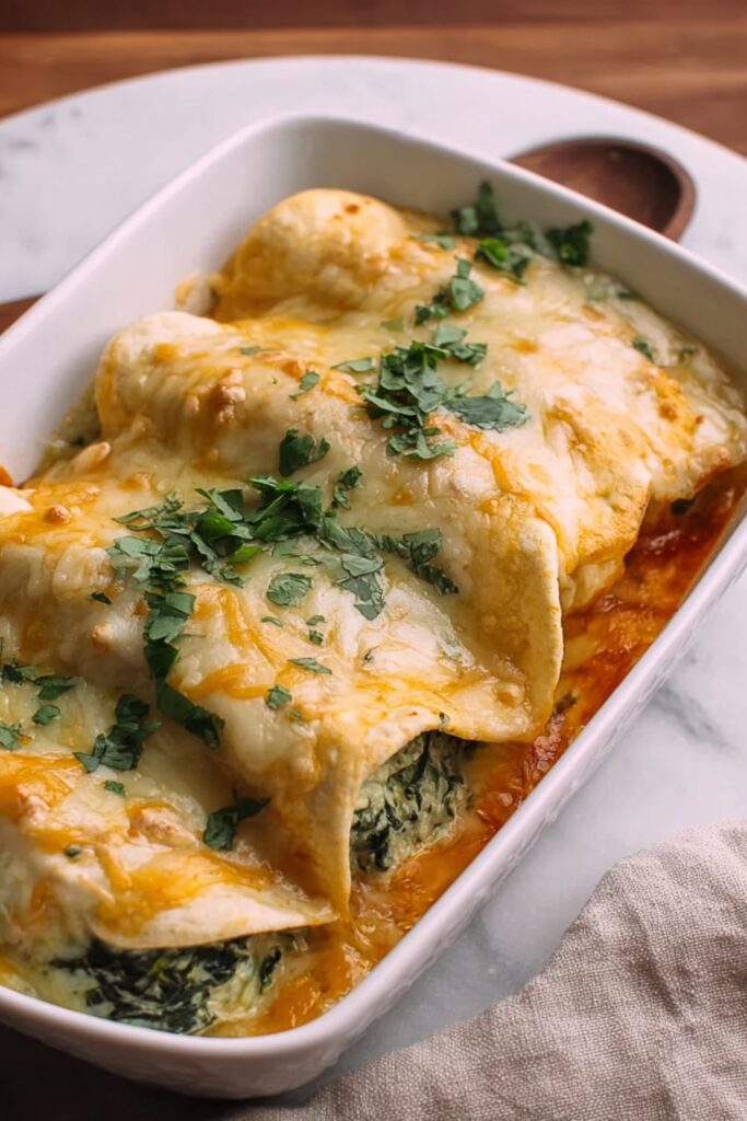 Joanna Gaines Spinach Enchiladas Recipe