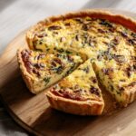 Joanna Gaines Mushroom, Spinach & Swiss Cheese Quiche Recipe