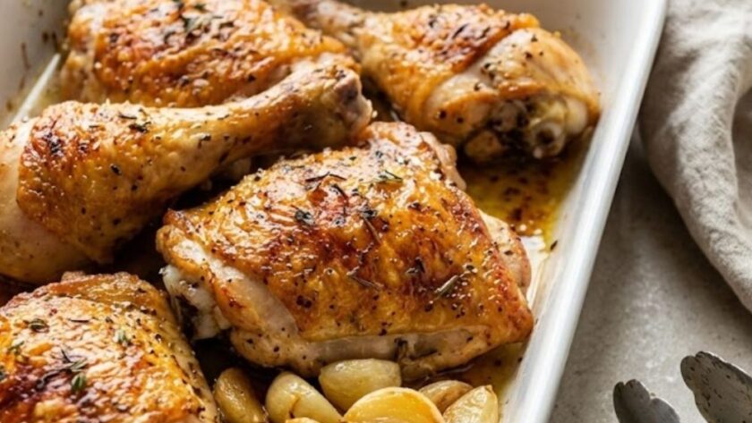 Alton Brown 40 Cloves and a Chicken Recipe