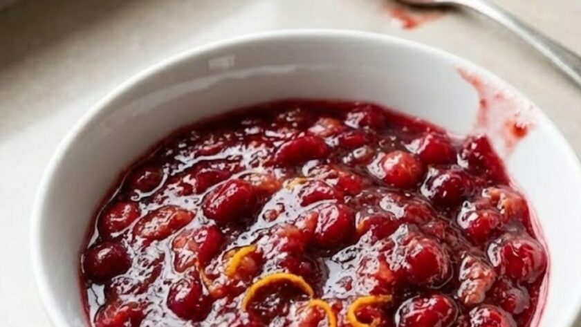 Alton Brown Cranberry Sauce Recipe
