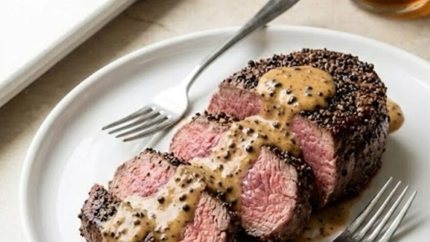 Alton Brown Steak Au Poivre Recipe