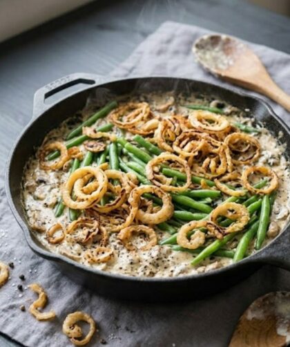 Alton Brown Green Bean Casserole 2.0 Recipe