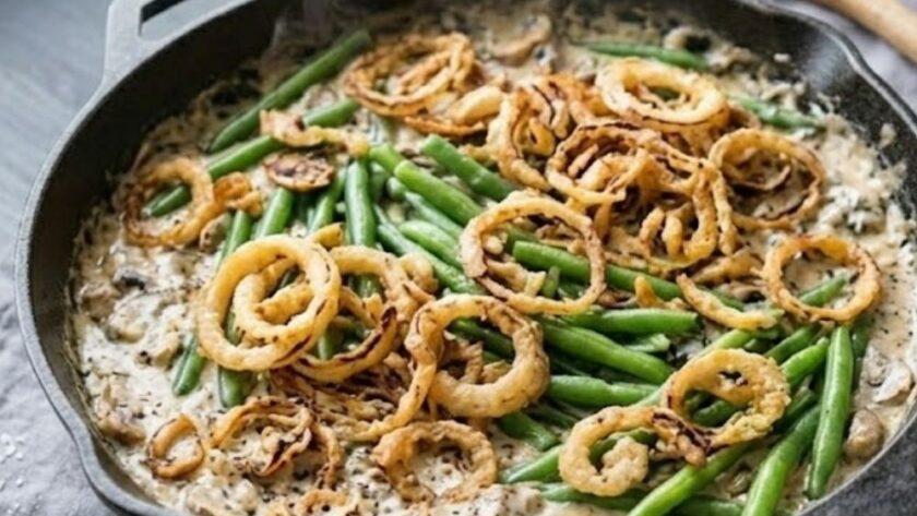 Alton Brown Green Bean Casserole 2.0 Recipe
