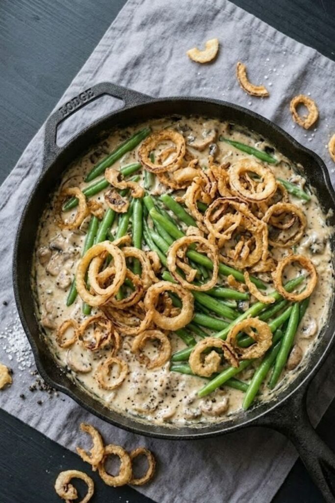 Alton Brown Green Bean Casserole 2.0 Recipe 
