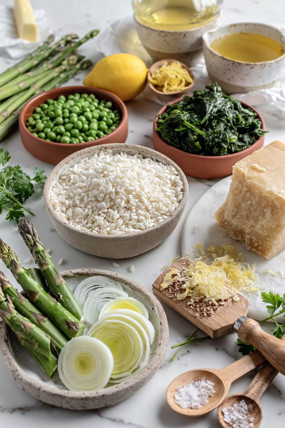 Spring Green Risotto Flavour Ina Garten Spring Green Risotto Recipe - Sandra Kitchen