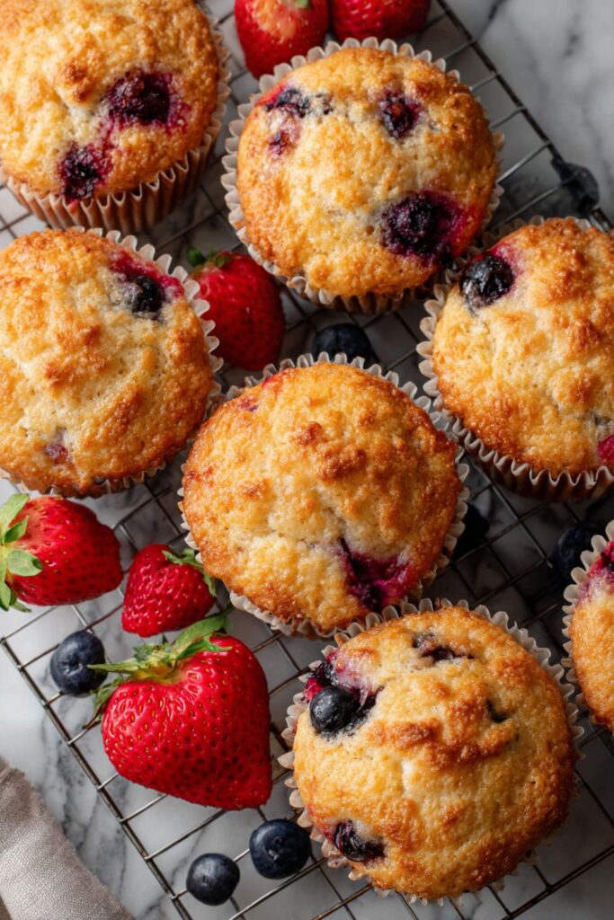 Ina Garten Tri Berry Muffins Recipe